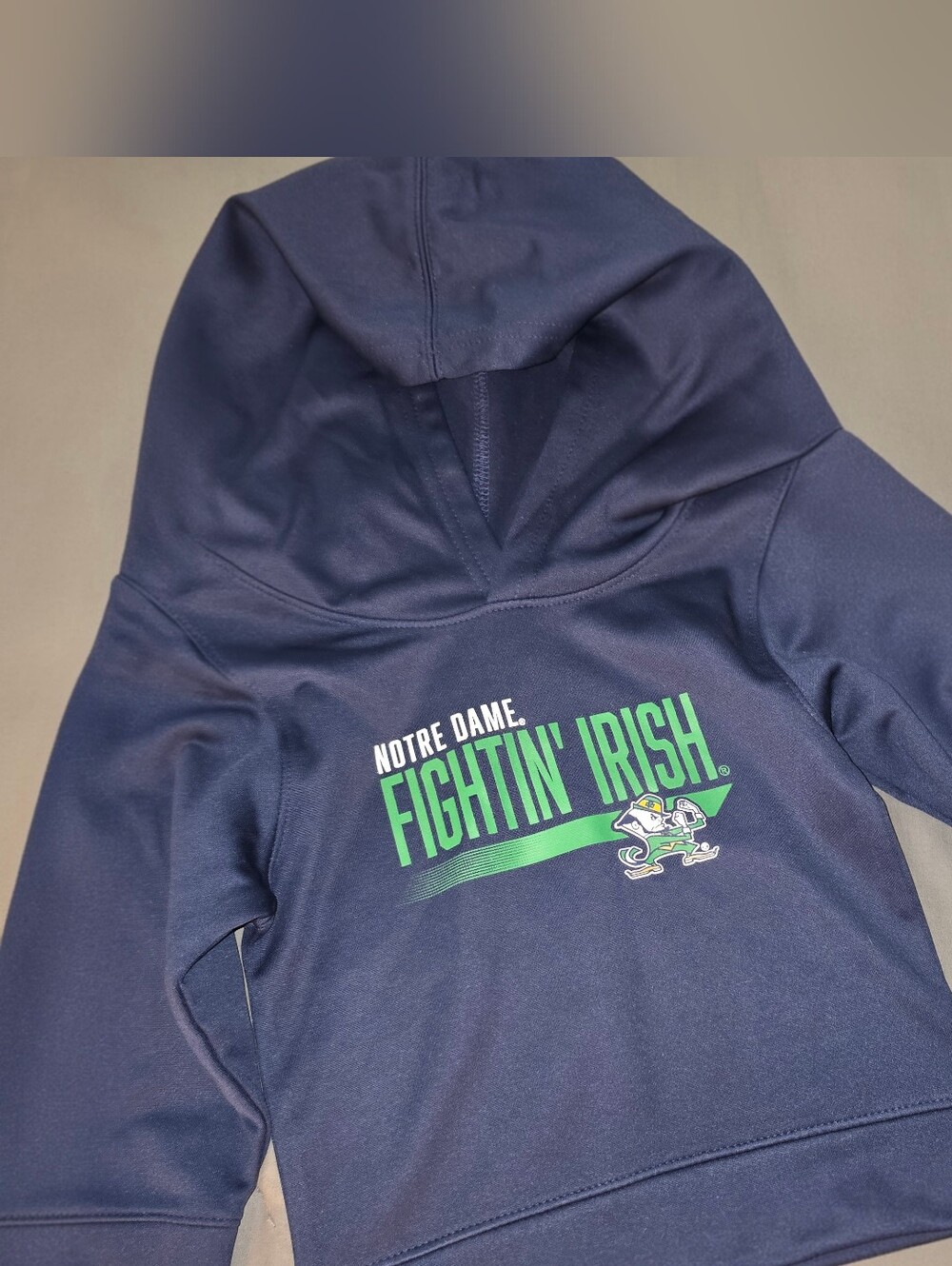 Kids' Fightin' Irish Navy Hooded Pullover